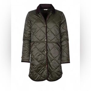 Womens Barbour Peppergrass Quilted Coat Size 14